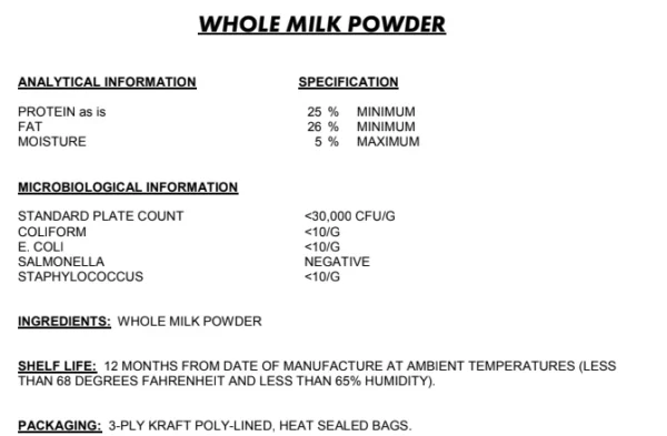 Powdered milk - Image 2